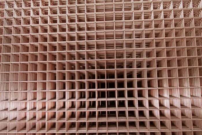 welded copper mesh panels