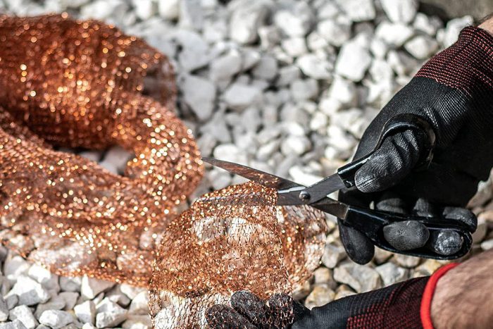 copper mesh for mouse rat rodent control