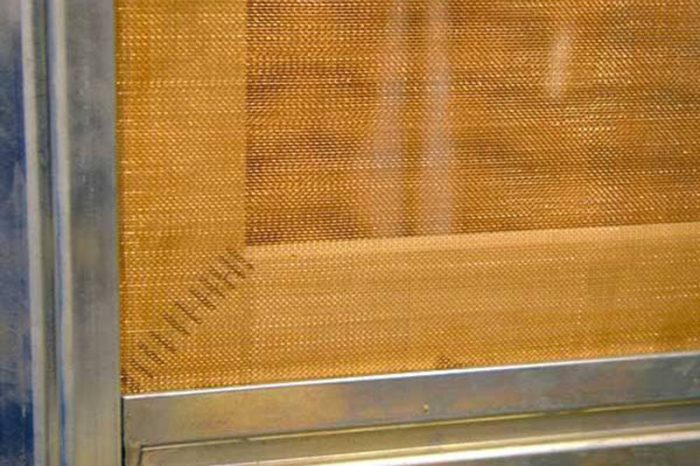 Copper window screen