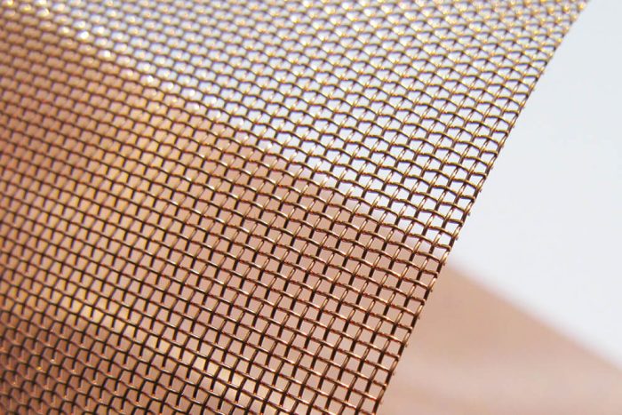 Copper woven wire mesh